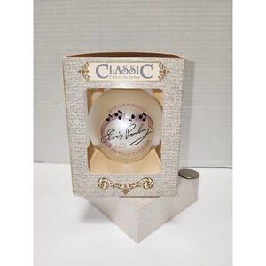 Elvis Presley Classic Collectors Edition glass ornament Christmas Tree